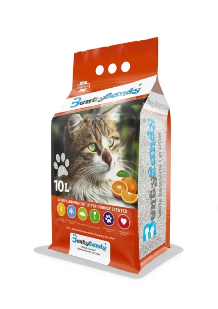 Bentysandy Litter with orange 10 Liter