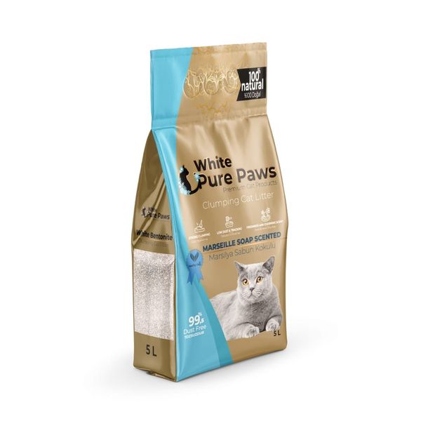 White pure paws Marseille soap 5 L