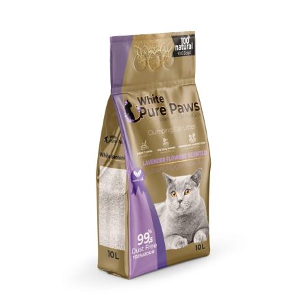 White pure paws Lavender 10 L