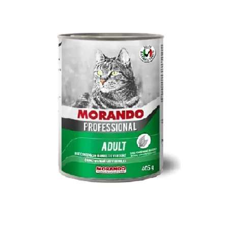 MORANDO PROFESSIONAL ADULT CHUNKS WITH LAMB AND VEGETBLAS 405G