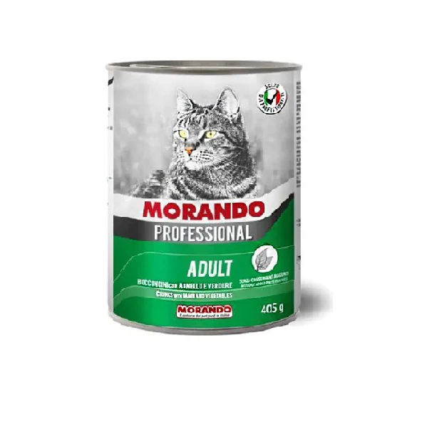 MORANDO PROFESSIONAL ADULT CHUNKS WITH LAMB AND VEGETBLAS 405G