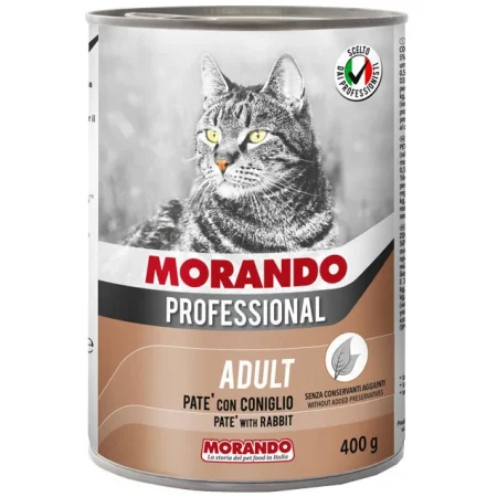 MORANDO ADULT CAT PATE WITH RABBIT 400 G