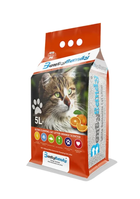 Bentysandy Litter with Orange 5 Liter