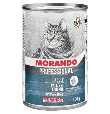 MORANDO PATE WITH TUNA FOR ADULT CATS 400 GR