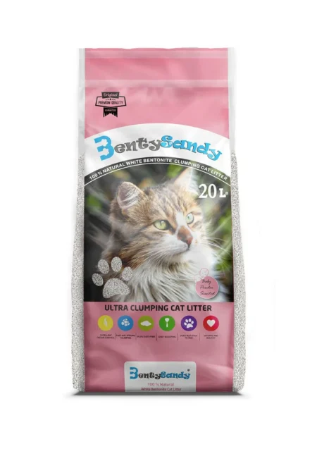 BentysandyLitter with Baby powder 20 Liter