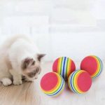 Assorted Ball Cat Toys 4 Pcs - Image 3