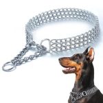 3 Rows Stainless Steel Dog Chain Collar Strong Metal Dog Chain Slip Pinch Choke Collar for Walking and Training Pet Pit Bull Dog - Image 3