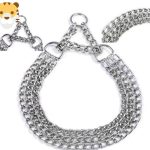 CROCI Half String Chromium Collar, 55 cm
