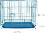 PSK PET MART Dog Cage Blue Poweder Coated 36 Inch Iron Cage with Removable Tray for Dog(Large) - Image 2