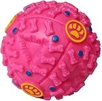 Tricky Ball Toy with Sound for Dogs and Cats, Color: Amazing