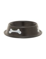 Multicolor stainless steel pet bowl Large