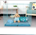 PSK PET MART Dog Cage Blue Poweder Coated 36 Inch Iron Cage with Removable Tray for Dog(Large) - Image 5