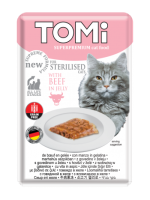 TOMi Super Premium Grain Free Sterilised Cat Wet Food in jelly Pouch 85 g - Image 2
