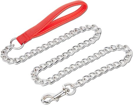 Dog Leash with Hand - Red, XLarge 6Mm