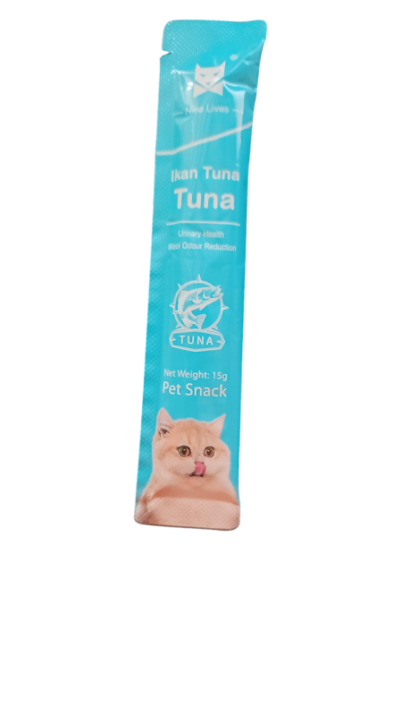 Nine Lives Creamy Cat Snack, 15g (1Pieces, Tuna )