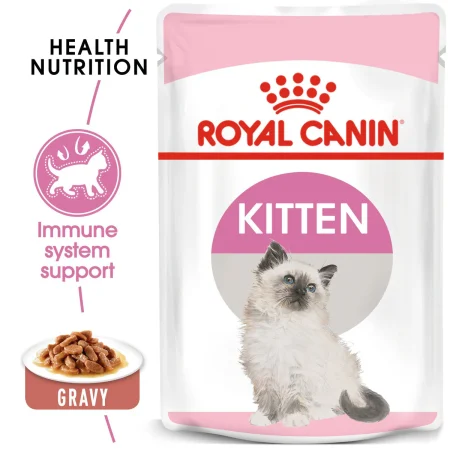 Royal Canin Kitten In Gravy (85gm\ Pouch) - wet food for kittens up to 12 months