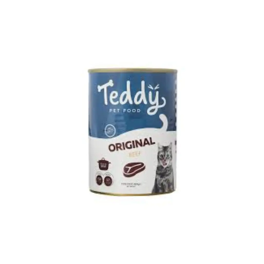 Teddy Cat Wet Food Beef 400g