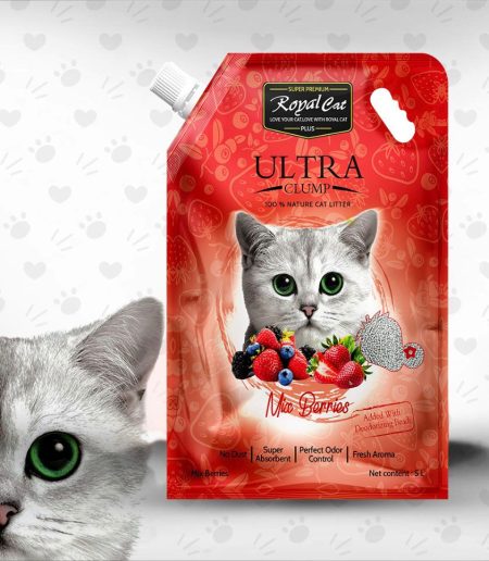 ROYAL CAT, Ultra-Clumping  Cat Litter, 5 litre