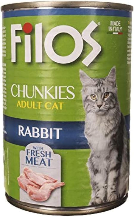 Filos Cat Wet Food with Rabbits Beef 400g