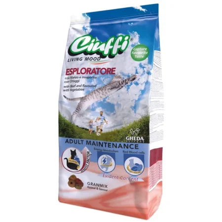 Ciuffi Dry Food Beef Adult Cats 15kg