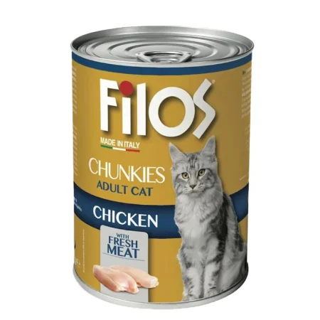 Filos Cat Wet Food with Chicken Flavor 400g