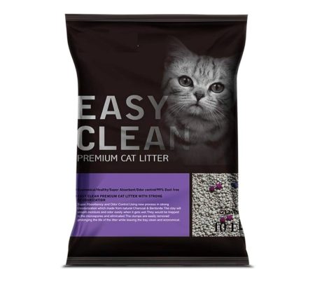 Easy Clean Premium Bentonite Cat Litter (Lavender, 10L)