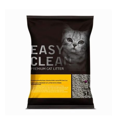 Easy Clean Premium Bentonite Cat Litter (Lemon, 5L)
