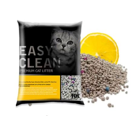 Easy Clean Premium Bentonite Cat Litter (Lemon, 10L)