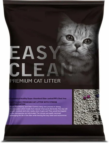 Easy Clean Premium Bentonite Cat Litter (Lavender, 5L)