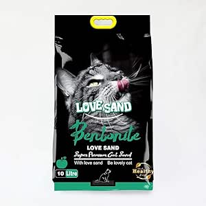 Love Sand Bentonite Clumping Cat Litter Apple Scent 10L