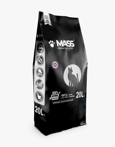 MASS Premium Cat Litter 20L – lavender