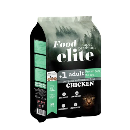 Elite  Super Premium Dry Food for Cats adult with chicken 15kg