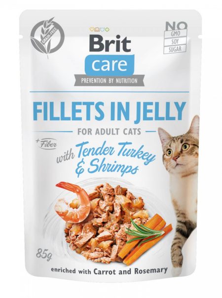 Brit Care Cat Pouch Tender Turkey & Shrimps in JellyBrit Care Cat Pouch Tender Turkey & Shrimps in Jelly