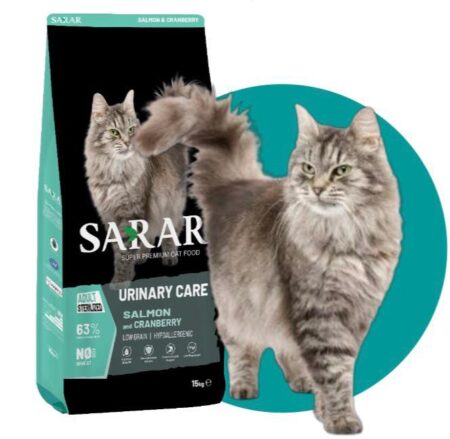 Sarar Urinary Care Dry Food with Salmon & Cranberry for Sterilized Adult Cats 2KG