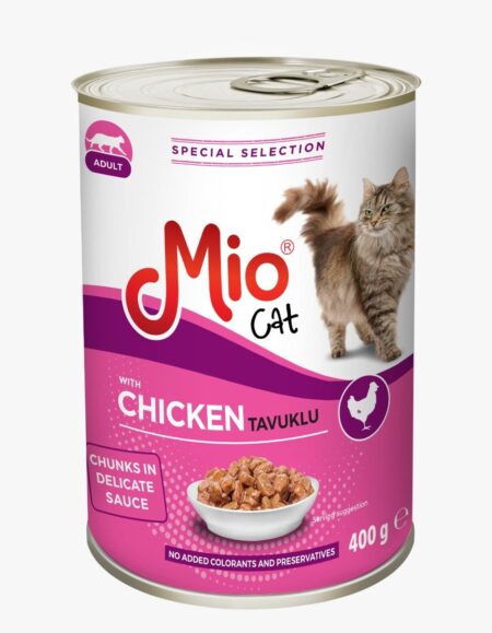 Mio Wet Food For Adult in Gravy Chunks with chicken 400g