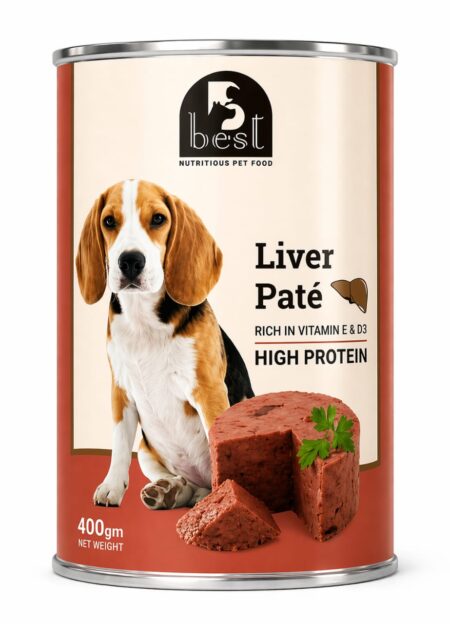 B Best Adult Dog with Liver Pate wet food 400 gm
