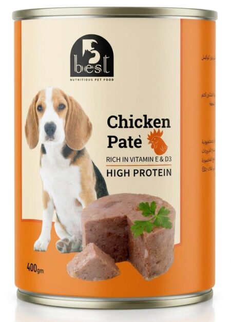 B Best Adult Dog with Chicken Pate wet food 400 gm