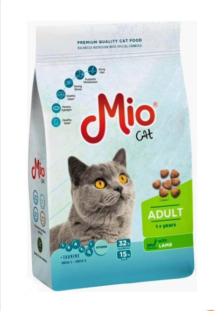 Mio Cat Dry Food With Lamb 15 kg