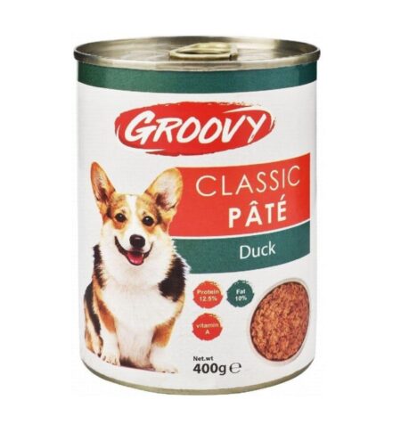 Groovy Adult Dog Classic Pate duck 400 gr