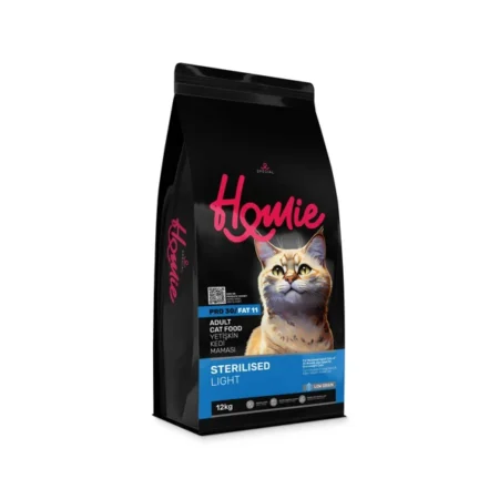 Homie Sterilized & Light Food Low Grain Chicken Adult Cat Food 12k