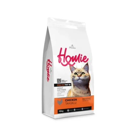 Homie Super Premium Adult Cat Dry Food with Chicken 15kg