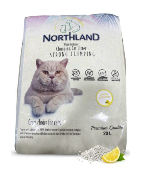 Northland Bentonite Clumping Cat Litter -Lemon - 20L