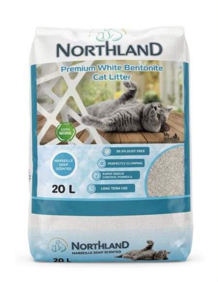 Northland Bentonite Clumping Cat Litter -Marseille Soap- 20L