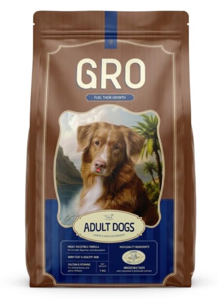 Gro Dog Dry Food Adult Chicken – 1 kg