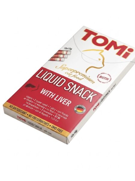 TOMi Liquid snack with liver (10×10g