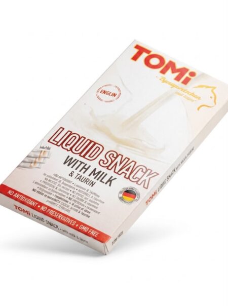 TOMi Liquid snack with milk & taurin (10×10g