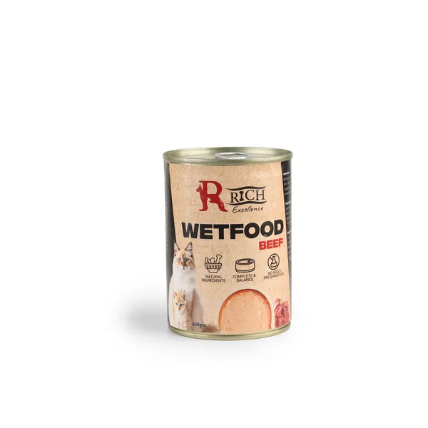 a1c05858-c620-11f0-89c9-6a68a39800d0 Rich Cans Wet Food for Cats with Beef 400g - Image 1