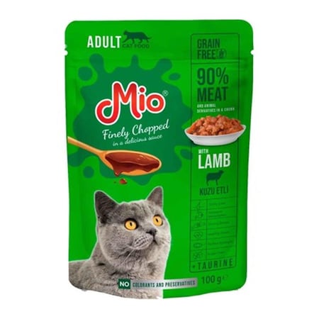 Mio Pouch Wet Food Lamb100G