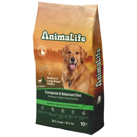 AnimaLife Medium & Large Breed Adults - Dogs Dry Food With Chicken