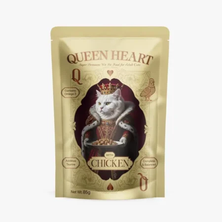 Queen Heart Wet Cat Food – Chicken (Adult) – 85g